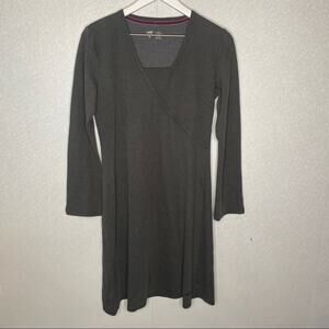 Horny Toad Gray Long Sleeve Dress Size Small